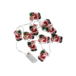 Christmas LED Santa Lights, Battery Operated, 2m Christmas LED Santa Lights, Battery Operated, 2m